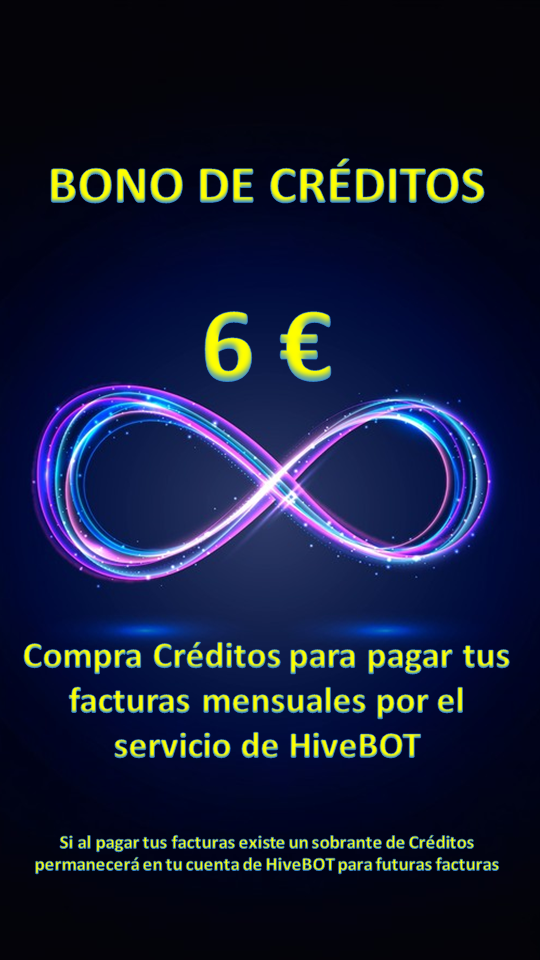 bono de creditos hivebot
