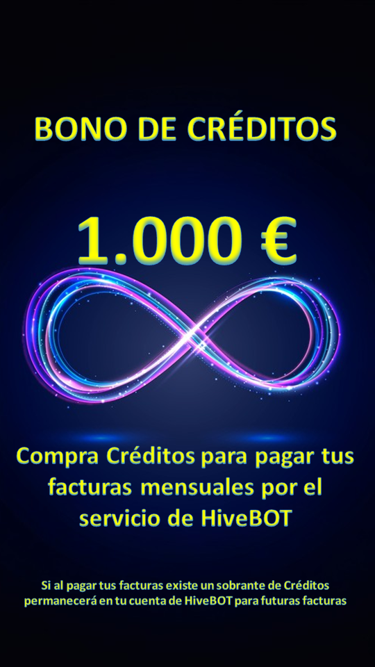 bono de creditos hivebot
