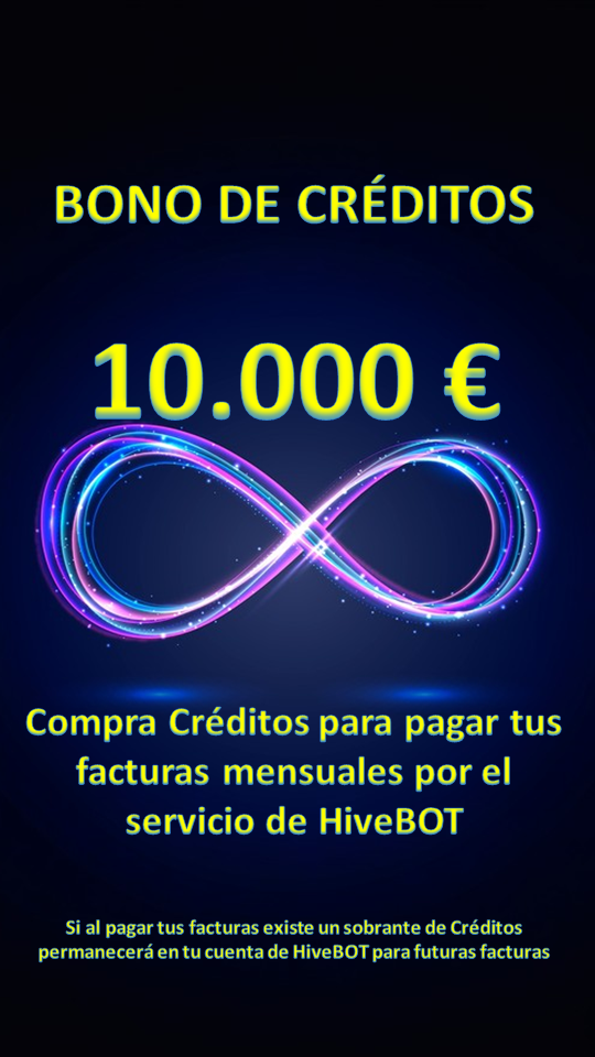 bono de creditos hivebot